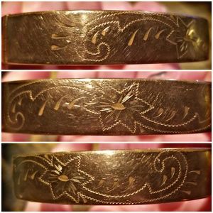 Gold Toned Cuff Bracelet